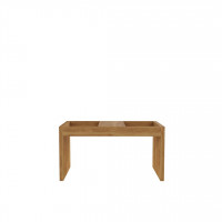 Manhattan Comfort 14LC4 Marine Modern Coffee Table with Magazine Shelf in Nature